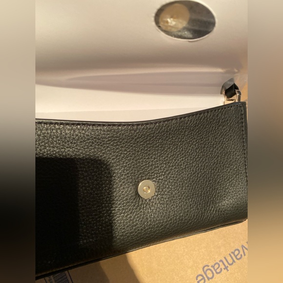 Kate Spade Leila Flap Zip Pebbled Leather Crossbody Bag Black  Christmas Gift - Picture 4 of 5